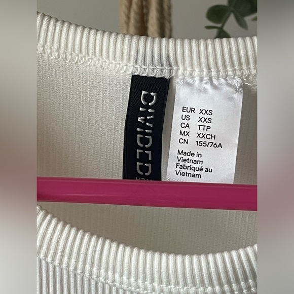 White Ribbed Tank Top - Picture 2 of 3